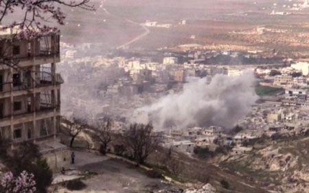 Syria tan hoang sau các cuộc giao tranh kéo dài.